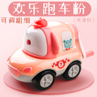 儿童手摇卷笔刀小学生用钻销可爱粗细铅笔转笔剥搅绞缴笔笔刀小型可调神器小巧便携机手动车笔削笔器|跑车粉(可滑)/可调粗细