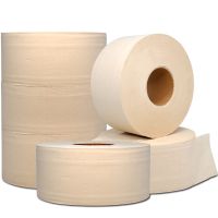 -12卷竹浆本色竹纤维厕纸酒店卫生间浆大卷纸大盘纸原生原色整箱3|(四卷)