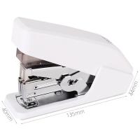 订书钉便捷号订书器多功能用品文秘白领必备省力钉书机学生用中装订机型省力订书机办公加厚|白色