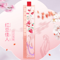 文艺小礼品纪念品文创金属中古典文艺小清新产品学生用流苏创意猫咪直尺子古风桃花|红豆佳人尺艺