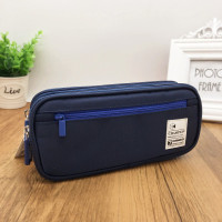 新品集合笔袋书皮创意文具卷笔刀包书膜文具盒削笔器|66724蓝色笔袋