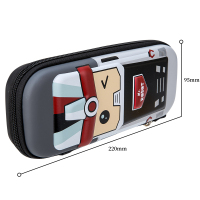 新品集合笔袋书皮创意文具卷笔刀包书膜文具盒削笔器|轻型款(深灰色)