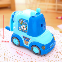 削笔机转笔刀削笔器小学生铅笔刀卷笔刀手摇可爱男女生|小汽车-蓝色