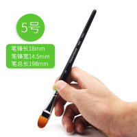 美妆笔遮瑕油画笔画笔美甲笔982/图案笔猫舌化妆刷3号刷03/单支套装美术立构水彩笔水粉粉底|5#
