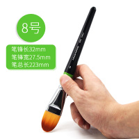美妆笔遮瑕油画笔画笔美甲笔982/图案笔猫舌化妆刷3号刷03/单支套装美术立构水彩笔水粉粉底|8#