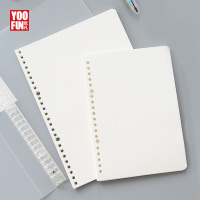 空白点阵方格纠错活页本替芯横线英文b5/a4a5/集康替换纸50页内芯