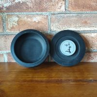 墨汁墨条文房四宝初学者墨砚倒7寸天然书法砚台天然学生原石带盖|4寸梅花