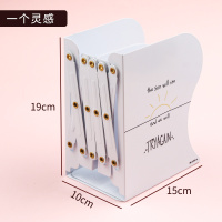 夹书器折叠书书生用书夹放书的架子神器桌面桌上创意夹书靠书本收纳架课桌挡板放书书架书撑可伸缩|[加大加厚]一个灵感