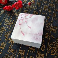 留言便签本创意彩色无号空白厚400张可爱小清粘性网红|杏花香400张便签