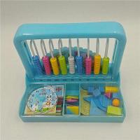 小学生一算盘五行9学生尼合1九行二年级2计数器数学体计数棒|九行(蓝色+6配件)老师推荐