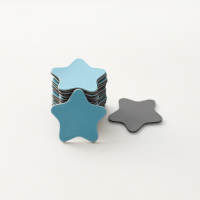 奖励磁贴奖励磁铁80片大号幼儿园冰箱贴笑脸磁贴磁性表扬宝宝儿童教具黑板小号星星星星|[小号星星2cm-80片]浅蓝=4包