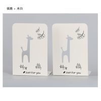 书夹靠挡书挡板书立架简易桌上书架伸缩书板立学生创意高中生|福鹿米白