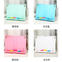 读书架儿童书立书夹小学生防近视书挡折叠阅读架看书架幼儿园|两个实惠装[白+粉]