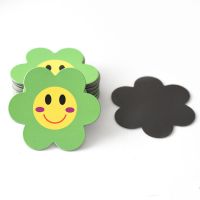 奖励儿童竞赛评比小黑板贴表扬花朵笑脸幼儿园软磁片花朵磁贴磁性|小号绿色50片(单片3厘米)