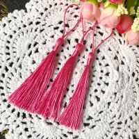 手工材料吊坠古风小苏穗子饰品挂饰中书签diy绳小吊穗|玫红苏30条