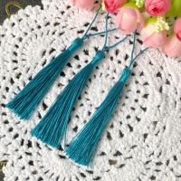 手工材料吊坠古风小苏穗子饰品挂饰中书签diy绳小吊穗|湖蓝苏30条