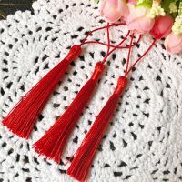 手工材料吊坠古风小苏穗子饰品挂饰中书签diy绳小吊穗|红色苏30条