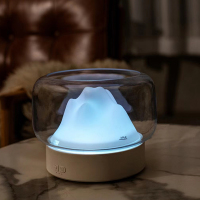 山景香薰机加湿器自动喷香卧室香氛机家用精油扩香灯礼物P0|山景香薰机[白色]单机