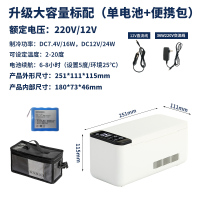 胰岛素冷藏盒便携车载充电变频恒温小冰箱药品冷藏箱冰箱随身M8|CB02大容量款-单电池[220v12v]