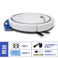 扫地机器人扫吸拖三合一自动智能家用扫拖一体E6|白色升级水箱款送配件6种模式+遥控