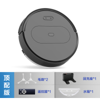 扫地机器人扫吸拖三合一自动智能家用扫拖一体E6|黑色顶配自动回充款自动充电+app智控
