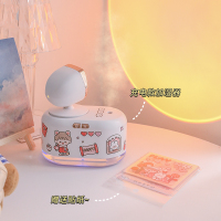 小众又礼物送女生闺蜜姐妹女朋友生日实用毕业加湿器特别精致U1|[充电]夕阳灯加湿器-贴纸款