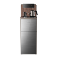饮水机家用立式下置水桶全自动双出水智能高端茶吧机2022新款X2|1907-玄武灰 温热