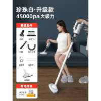 车载吸尘器无线充电汽车家用车内小型手持式专用大功率力吸力F2|[无线加长地板刷升级款45000pa]3吸头+替换滤芯*2