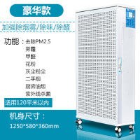 除二手烟空气净化器网吧台球棋牌室商用吸烟机除异味去烟雾霾神器X4|豪华款-除霾除烟雾除味杀菌