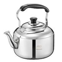 [精选]爱仕达烧水壶304不锈钢鸣笛水壶5L大容量燃气家用电磁炉煤气通用 5.0升