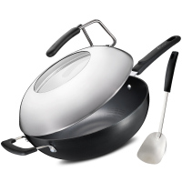 爱仕达 炒锅 32CM油你控铸铁锈不了炒锅炒菜锅煎锅