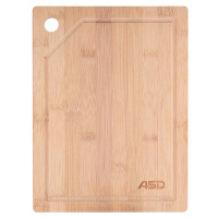 爱仕达(ASD)菜板 天然整竹砧板可悬挂可立 婴儿辅食水果案板面板 竹林轻语系列GJ24B 水果板28*21*1.3cm