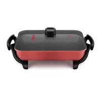 炊大皇电火锅烧烤两用锅37x27cm多用途不粘锅电热锅L
