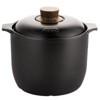 [新品] 砂锅锦瑟倾城高汤煲-采橘4.8L 家用明火燃气灶煲汤锅炖锅 黑色