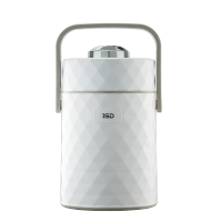 [新品]爱仕达保温桶 2.0L保温提锅饭盒304不锈钢三层饭盒真空保温 白色