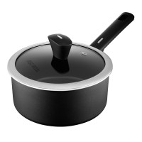 16CM 配蒸屉 秒变蒸锅 爱仕达辅食锅宝宝奶锅婴儿不粘锅家用燃气电磁炉锅子多功能汤锅泡面锅蒸锅儿童热奶锅煮锅煎锅小单柄