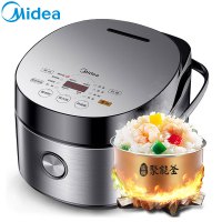 美的(Midea)智能电饭煲电饭锅4-5人家用5L大容量预约触摸操控一键柴火饭多功能MB-FB50Easy501