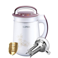 苏泊尔(SUPOR)豆浆机 1.2L/升 多功能全自动高速破壁无渣全钢无网免过滤多功能密闭熬煮可保温DJ12B-Y58E