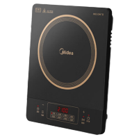 美的(Midea)电磁炉C21-RT21E0105家用电陶炉大功率家用电磁灶猛火爆炒耐用防水面板八档火力[升级大面板]