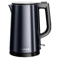 苏泊尔(SUPOR)电热水壶SW-17S36A家用1.7升大容量304不锈钢一体无缝内胆快速沸腾烧水壶彩钢防烫自动断电