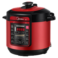 美的(Midea)智能电压力锅6L家用多功能 易清洁双胆 浓香收汁 七段调压 一键排气 60A5高压锅4-8人