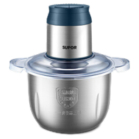 苏泊尔(SUPOR)绞肉机 绞馅机不锈钢防塞肉料理机家用辅食机 家用3L大容量搅拌机碎肉机JR51 单刀款
