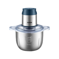 苏泊尔(SUPOR)绞肉机 绞馅机不锈钢防塞肉料理机家用辅食机 家用3L大容量搅拌机碎肉机JR51S 双刀