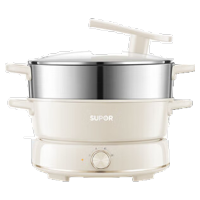 苏泊尔(SUPOR) 电火锅电蒸锅电煮锅电锅一体多功能锅电炒锅煎烤锅电热锅分体式可拆煮火锅6L大容量H30YKX56AY