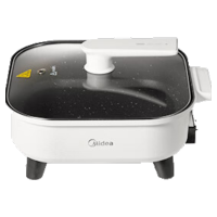 美的(Midea)电火锅 电煮锅 火锅专用锅 电炒锅 家用多功能锅料理烤肉电热锅 6.5L多用途锅 HGE3030J04