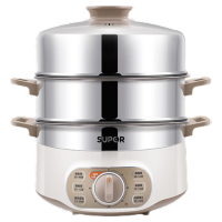 苏泊尔(SUPOR)电蒸锅电煮锅电火锅火锅锅多功能锅家用蒸包子锅电热锅三层多用途锅13L可定时ZN28YK807-150