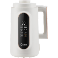 美的(Midea)豆浆机破壁机1.35L大容量4-5人轻音降噪小型家用全自动免煮细腻免滤榨汁机料理机DJ13B-DG01