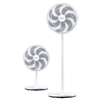 美的(Midea)[品质推荐]七叶轻音柔风电风扇/家用省电落地扇/台式电扇/广角摇头节能宿舍小型风扇 SAE35CA