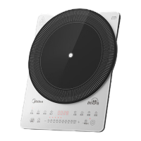 美的(Midea)铂钻家用电磁炉电陶炉2200W大功率大面板防辐减噪炒菜多功能新型火锅炉MC-E22B33