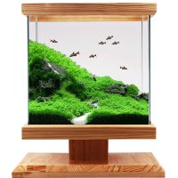 鱼缸水族箱超白玻璃创意鱼缸金鱼缸 小鱼缸造景生态鱼缸